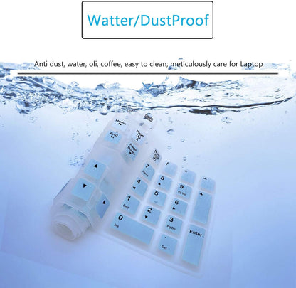 MUBUY Keyboard Cover & Skin Protector for Logitech MK120 - keyboard Protective Skin, US Layout