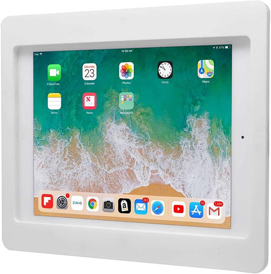 TABcare Anti-Theft Acrylic VESA Enclosure for Apple iPad Pro 11" 2024 (5th gen) with Free Wall Mount Kit & 90-Degree Angle USB C Cable (iPad Pro 11 2024, Clear)