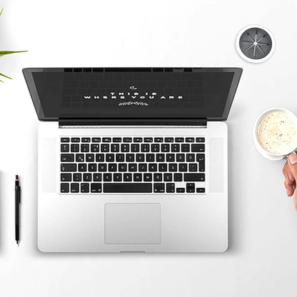 Aifeier ET 2PCS Desk Grommet 2 Inch/50mm Rubber Cable Wire Grommet Cable Hole Cover for Managing and Hiding Office PC Desk Cable Cord (Black with White)