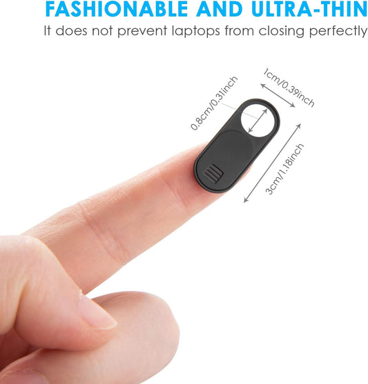 Camera Cover Slide, Ultra-Thin Laptop Accessories, Laptop Camera Cover Slide Blocker for Macbook, iMac, Laptop, Desktop, iPad, iPhone, PC & Tablet Protect Privacy Security (Multicoloured-12 Pack)