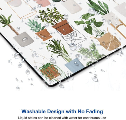 Mouse Pad, Pot Plant Mouse Pad, Mouse Mat Waterproof Non-Slip Rubber Base MousePads