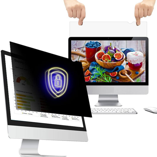 19 Inch - 16:10 Aspect Ratio - Computer Privacy Screen Filter for Widescreen Monitor - Anti-Glare - Anti-Scratch Protector Film - Protects Your Eyes from Harmful Glare and Blue Light