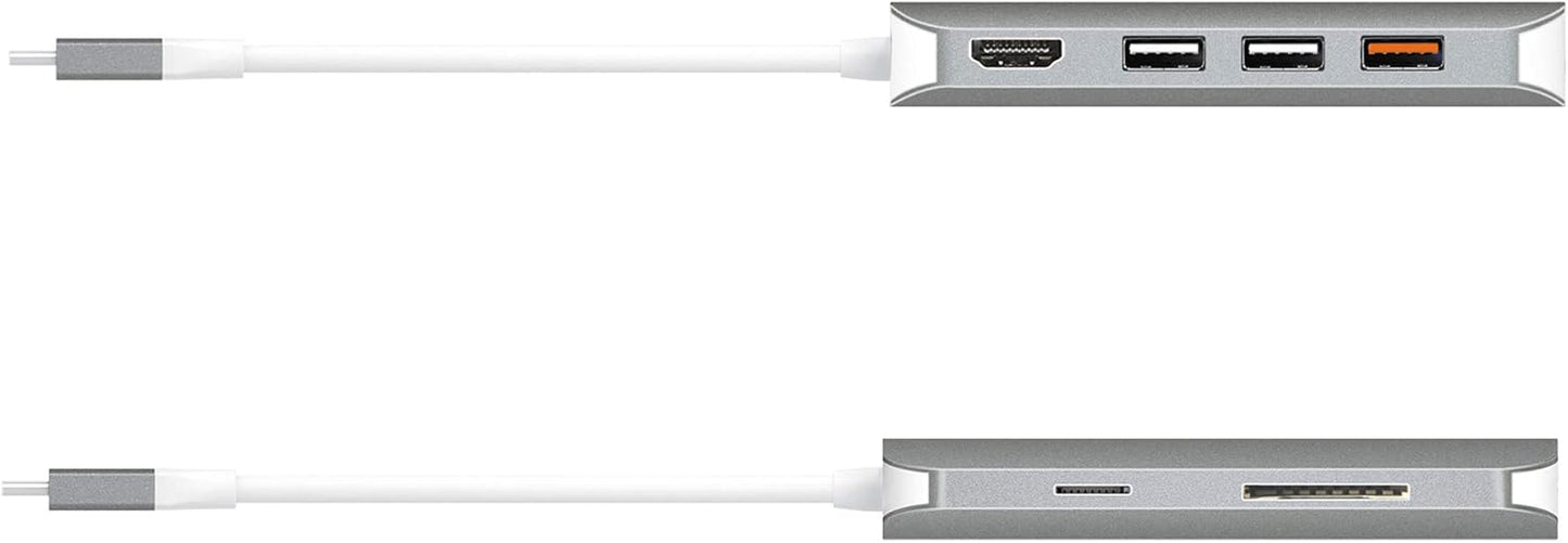 j5create USB C Hub Adapter Multi-Monitor 10-in-1 Port Docking Station 4K HDMI, VGA, Ethernet, USB 3.0, MicroSD, SD, USB-C 3.1 + Power Delivery | for PC, Laptop, Tablet, Display Connection