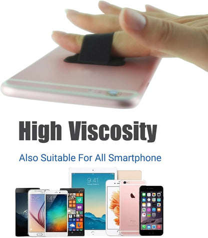 Universal Phone Grip for Smartphones - Phone Holder for Hand - Wireless Charging Compatible (Pink) - 2Pack