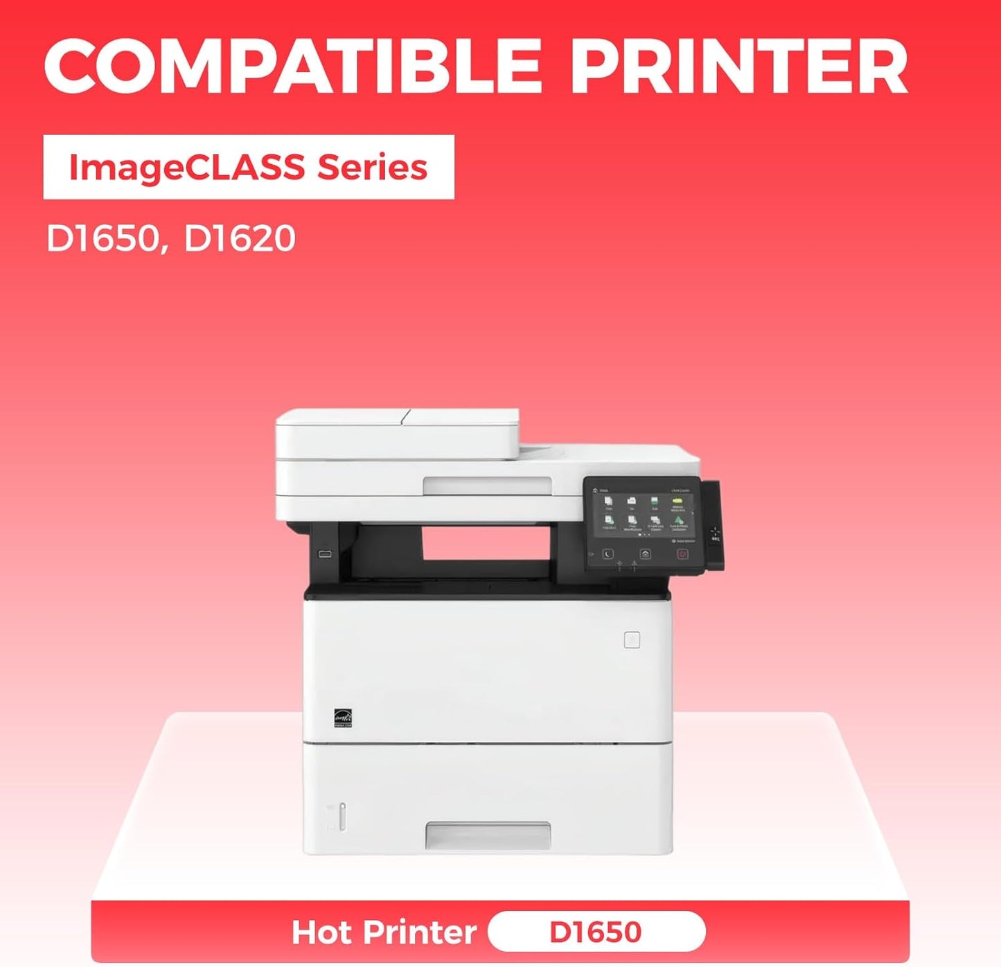 121 CRG121 Toner Cartridge Black 2-Pack with chip High Yield Replacement for Canon 121 CRG-121 Toner Cartridges Compatible for Canon ImageCLASS D1650 D1620 Laser Printer Ink All-in-One Copier Scanner