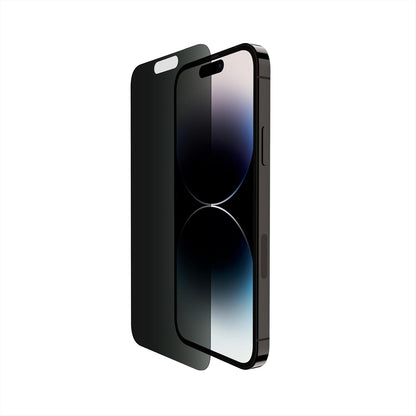 Belkin ScreenForce TemperedGlass Privacy Screen Protector for iPhone 14 Pro - Treated Surface with Anti-Fingerprint Coating and Included Easy Align Tray for Bubble Free Application