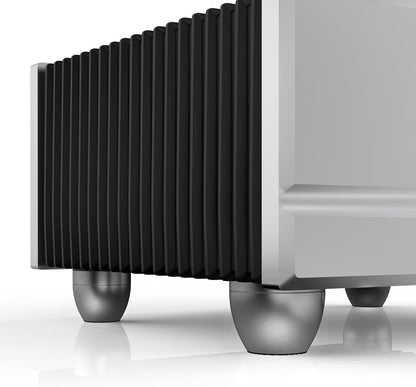 Audiocrast 4X HiFi Speaker Spike Pads Isolation Stand Feet, IF3033 Speaker Shock Absorber Resonance Cancelling Vibration Dampening Floor Protector 30x33MM with Stainless Steel Beads for Audio Gears