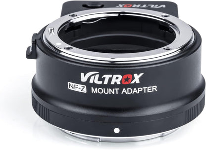 VILTROX NF-Z Auto Focus FTZ Lens Mount Adapter Converter Control Ring NF-Z Adapter Compatible with Nikon F Lens to Z Mount Nikon Mirrorless Camera Z50 Z6 Z6II Z7 Z7II Zfc