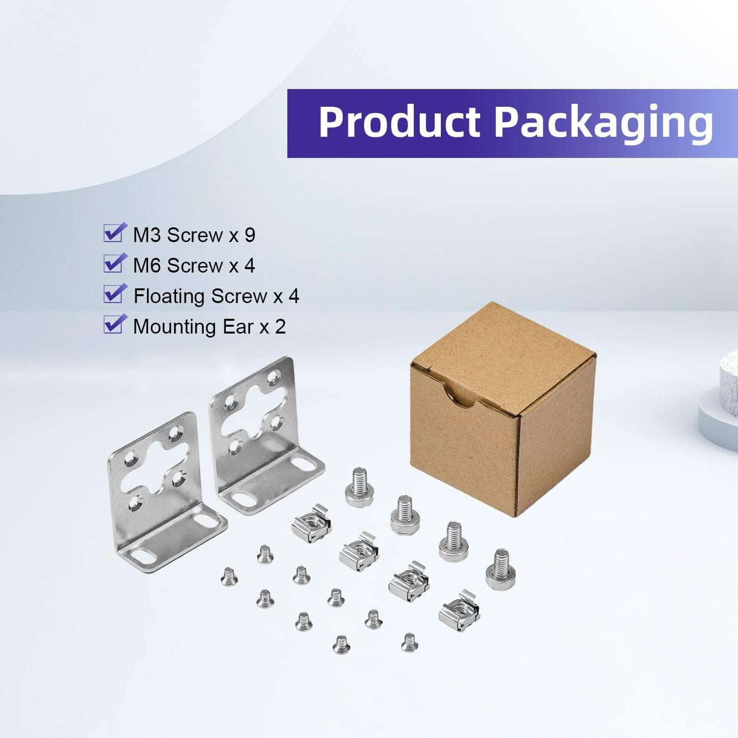 Rack Mount Kit 17.3'' Rack Ears for HP ProCurve/Aruba/OfficeConnect/HPE HP-4S (5064-2085) (5069-6535)