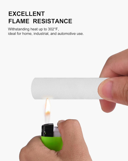 Secbolt Cord Protectors from Pets No Chew, 25ft - 1/2 inch Ultra Durable Cord Covers for Pets, Bite-Resistant Cable and Wire Protector for Cats, Dogs, Rabbits - White