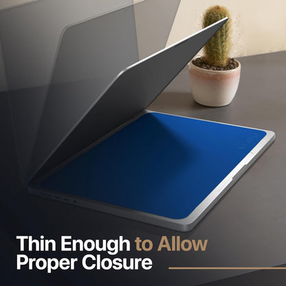 Kuzy Premium Microfiber MacBook Screen Cleaner and Keyboard Protector - Anti-Imprint Laptop Cleaning Cloth for MacBook Pro 16" and MacBook Air 15", Scratch-Free, 13 x 8.5 inches, 1 Pack - Navy Blue