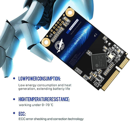 SSD mSATA 512GB Dogfish Internal Solid State Drive High Performance Hard Drive for Desktop Laptop SATA III 6Gb/s Includes SSD 16GB 32GB 60GB 64GB 120GB 128GB 240GB 250GB 480GB 500GB (512GB MSATA)