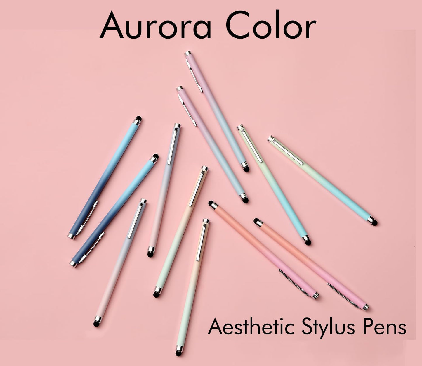 Stylus Pens for Touch Screens 12 Pack Linfanc Stylus Pen for iPad High Sensitivity and Precision Capacitive Stylus Pen for iPhone All Touch Screens Devices, Extra 24 Replacement Tips