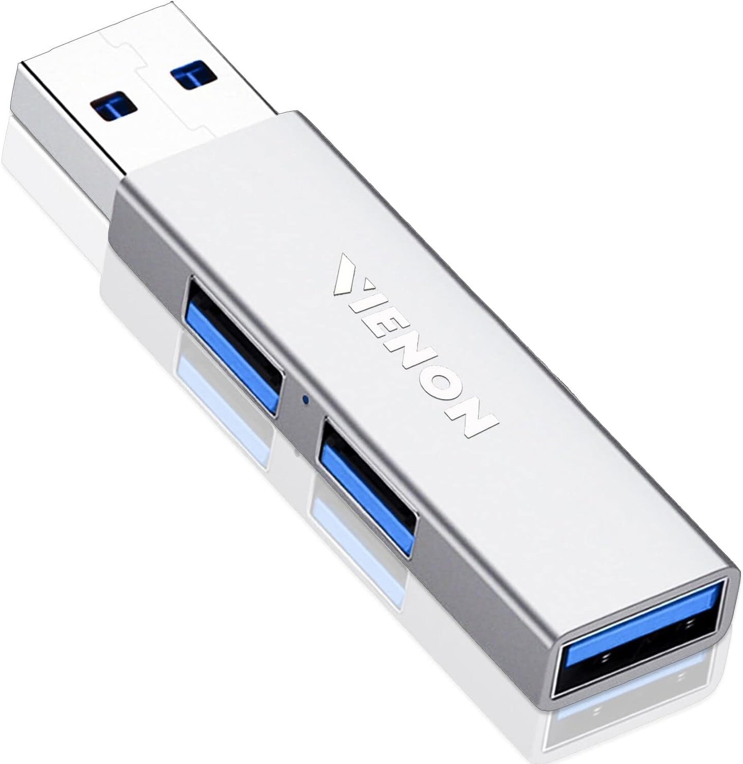 USB 3.0 Hub, VIENON Aluminium 3-Port USB Hub USB Splitter USB Expander for Laptop, Xbox, Flash Drive, HDD, Console, Printer, Camera,Keyborad, Mouse