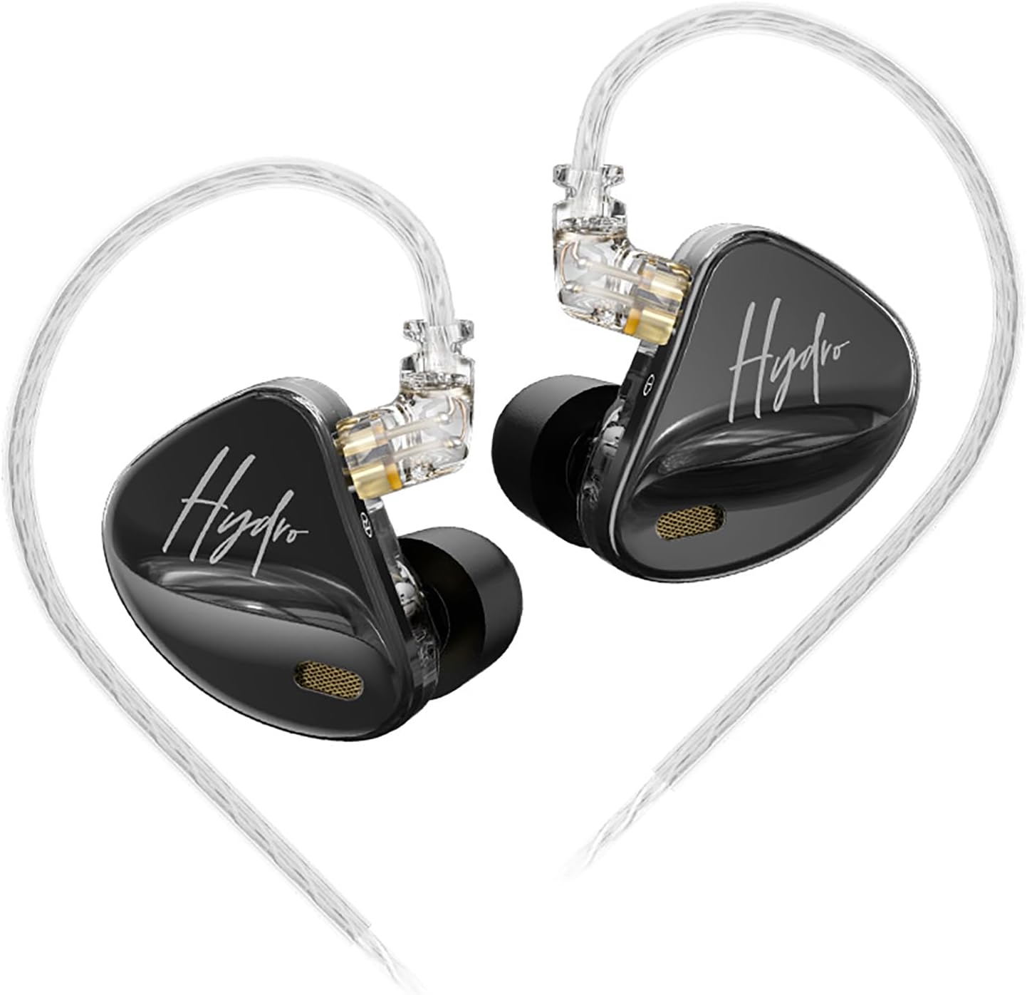 CCA Hydro in Ear Monitor Headphones with 4 Tuning Switches, 2DD 8BA Hybrid Driver Gaming Earbuds, HiFi Bass IEM Earphones for Musicians Singers Audio Engineers Audiophile Dj Drummers