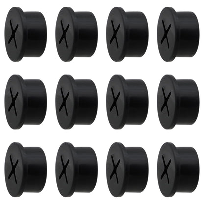 Desk Grommet, 3/4 Inch Flexible Rubber Grommets, Silicone Cable Cord Grommet Wire Hole Cover for Desk, Table and Other Furnitures(12Pack)