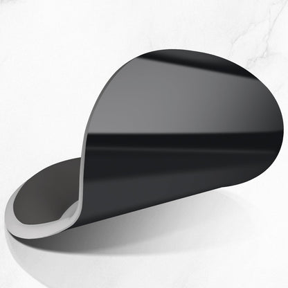 ITNRSIIET Ergonomic Mouse Pad with Comfort Gel Wrist Rest, Non-Slip PU Base, Smooth Textured Surface, Reduces Hand Fatigue & Wrist Pain, 8.7 x 7.2 Inch for Office Gaming Home, Gray Gradient