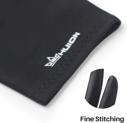 HUION Artist Drawing Glove for Drawing Tablet, Paper Sketching, Art Glove with Two Finger for Right Hand and Left Hand, Reduces Friction, Elastic Lycra, Large Size