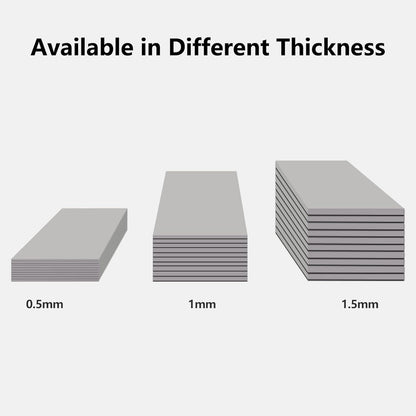 UCEC 30PCS Thermal Pads GPU, 2.6 x 0.8 Inch Reusable Silicone CPU Thermal Pad Conductive Cooling Pad, Excellent Heat Conduction for GPU CPU SSD Heatsink LED IC Chip Motor, 3 x 10 Pack