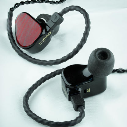 Comply 600 Core Series | Memory Foam Replacement IEM Ear Tips for Truthear, Sennheiser, Moondrop & More | Superior Noise Isolation, Ultimate Comfort, Secure Fit | Black (S/M/L) (3 Pairs)