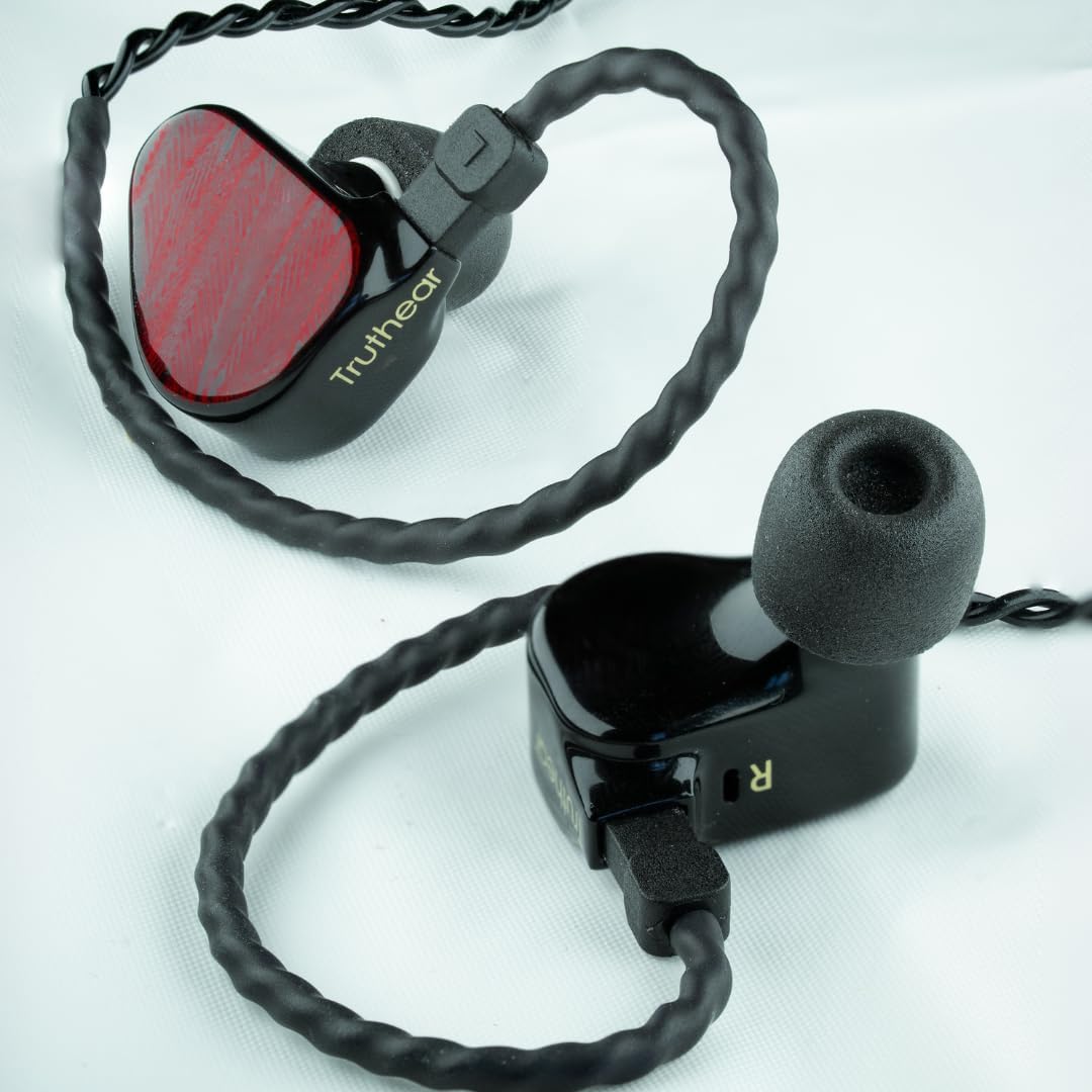 Comply 600 Core Series | Memory Foam Replacement IEM Ear Tips for Truthear, Sennheiser, Moondrop & More | Superior Noise Isolation, Ultimate Comfort, Secure Fit | TechDefender, Black (S/M/L) (3 Pairs)