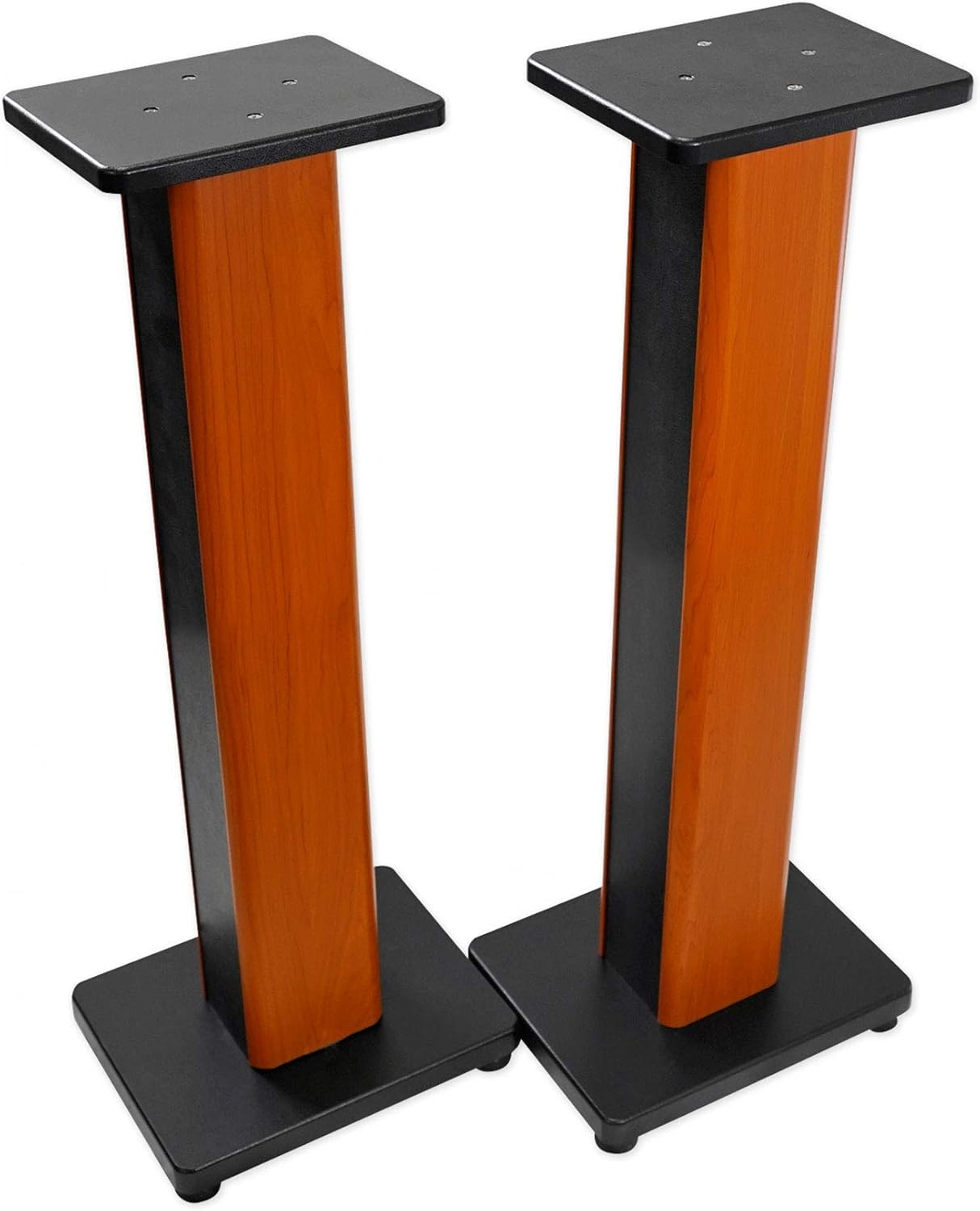 Rockville 28" 2-Tone Bookshelf Speaker Stands Surround Sound Home Theater (RHT28C)
