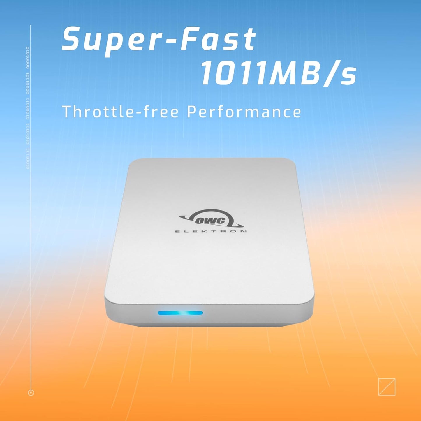 OWC Envoy Pro Elektron Portable 2TB SSD, Super Fast External SSD with up to 1250MB/s Performance, USB 3.2 Gen 2 and USB 2.0/3.0 Backwards and Universally Compatible, NVMe Powered Portable SSD