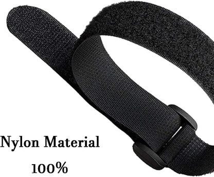 32 pcs 1-inch-wide Hook and Loop Cable Straps, 8"-12"-18"-24"-36" Adjustable Fastening Straps, Fixing and Organizing Cable Ties Set, Multi-Purpose Nylon Cinch Strap, Heavy-Duty Storage Straps