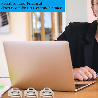 3 Pack Anti Theft Self Adhesive Security Plate for Cables to Lock Down Laptops, Mac Book, Tablets, iPad, or Other Computer