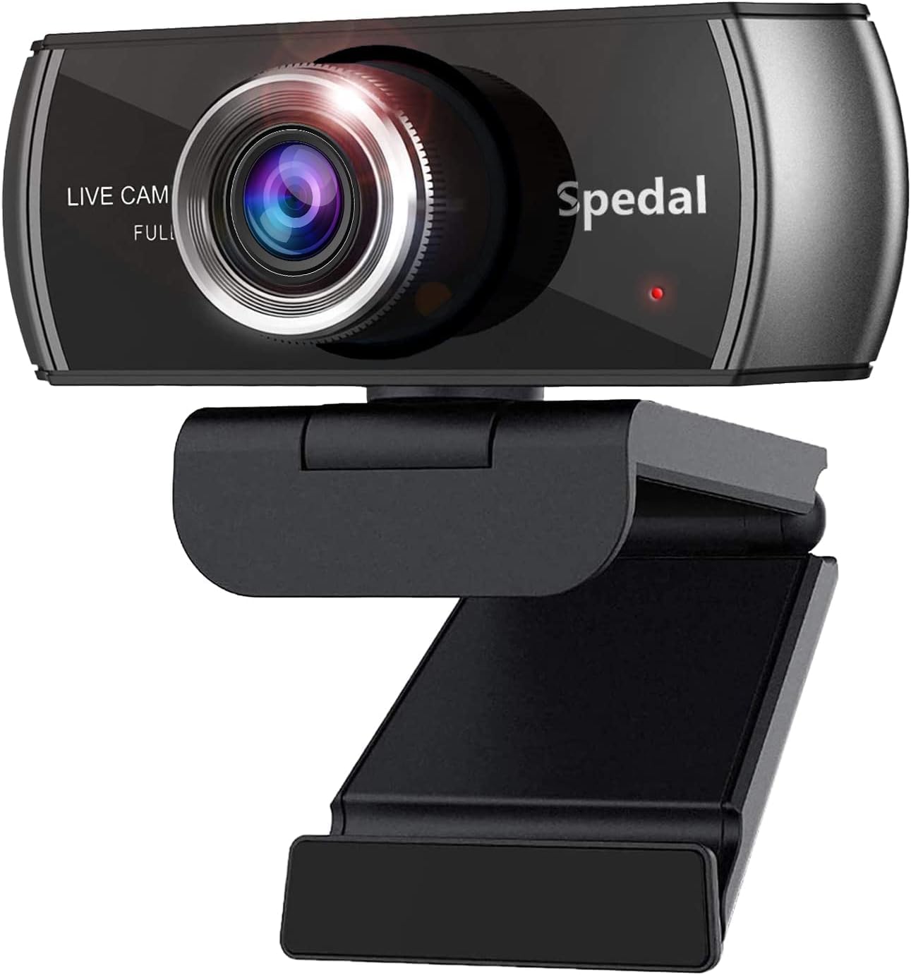 Spedal Webcam 1080P 30fps， HD Computer Webcam with Microphone for Desktop,100 Degrees Wide Angle Web Camera for Zoom Xbox YouTube Skype FaceTime Hangouts