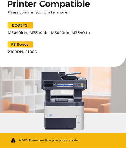 TK-3102 TK3102 Toner Cartridge Black 2-Pack High Yield Replacement Compatible for Kyocera TK-3102 TK3102 1T02MS0US0 FS-2100 M3540 FS-2100DN FS-2100D ECOSYS M3040idn M3540idn M3040dn M3540dn Printer