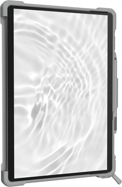 URBAN ARMOR GEAR UAG Designed for Microsoft Surface Pro 11/10/9 Case Plasma Healthcare White/Gray Dropproof Rugged Protective Cover with Multi-angle Built-in Kickstand Pen Holder Hand & Shoulder Strap