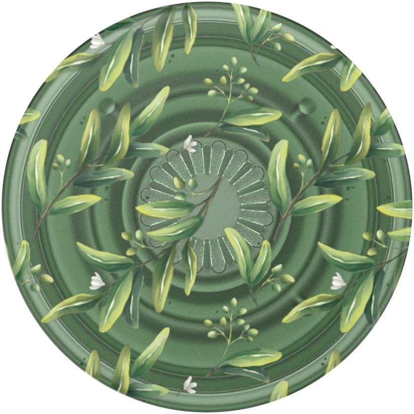 PopSockets Plant-Based Phone Grip with Expanding Kickstand, Adhesive Grip, Eco-Friendly - Translucent Olive