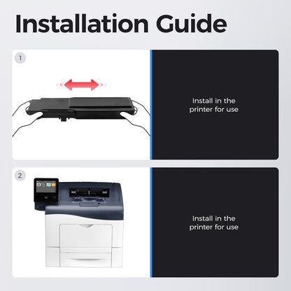 C400 C405 Extra High-Yield Toner Cartridge Set 4-Pack Replacement for Xerox 106R03524 106R03525 106R03526 106R03527 Versalink C400 C405 C400D C400DN C405N C405DN Printer Ink Black Cyan Magenta Yellow