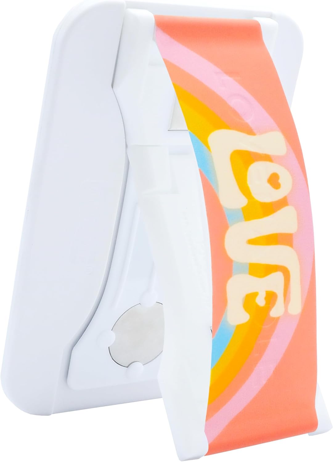 LoveHandle PRO MagSafe Compatible Magnetic Phone Grip w/Kickstand - Mount, Strap and Stand for Smartphone and Tablet - MagSafe Ring Included - Fits All Devices - Love