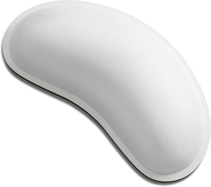 Dapesuom Mouse Wrist Rest, Ergonomic Memory Foam Mouse Wrist for Computer Desk Mats Support, Hand Rest Pad Cushion for Gaming, Office, Laptop, Men, Women, Pain Relief & Easy Typing, Ivory White