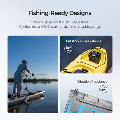 Renogy 4PCS 12V 100Ah LiFePO4 Lithium Battery Mini Size, 100A BMS for Ultimate Safety, Deep Cycle Remote Monitoring, Backup for RV, Cabin, Marine, 400ah LiFePO4 Lithium Battery - Core Series