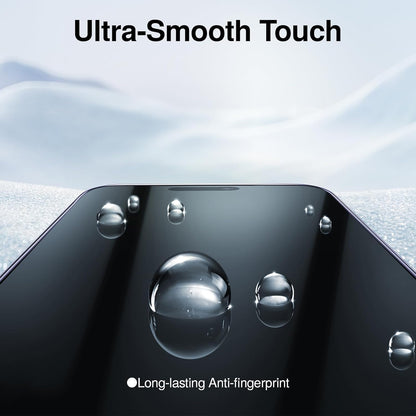 SMARTDEVIL 3 Pack Screen Protector for iPhone 15 Pro Max, Bubble-and-Dust-Free Box, HD Tempered Glass, Military Grade Shatterproof & Ultra Durable, Easy Installation