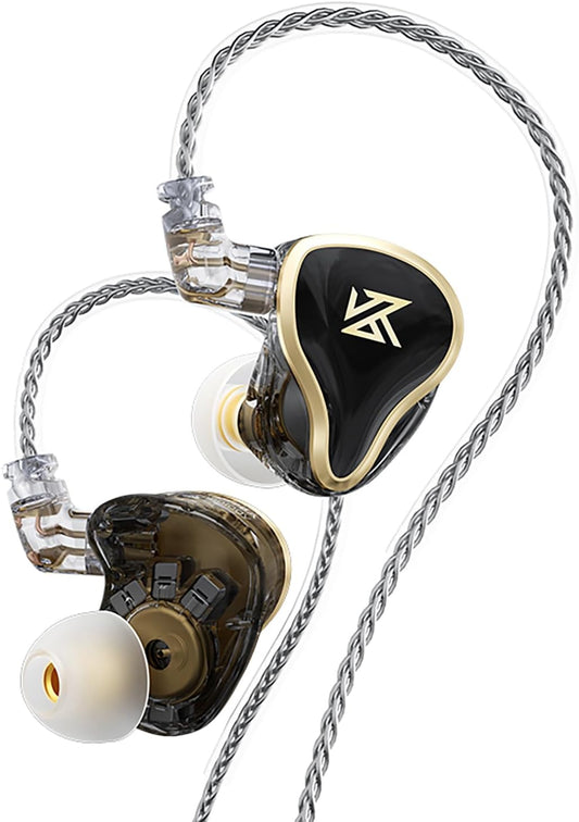 CCA KZ ZAS in Ear Monitor Headphones 16 Units 7BA 1DD Hybrid Drivers HiFi IEM Earphones High Clarity Wired Earbuds for Musicians Singers Audiophile Dj Drummers