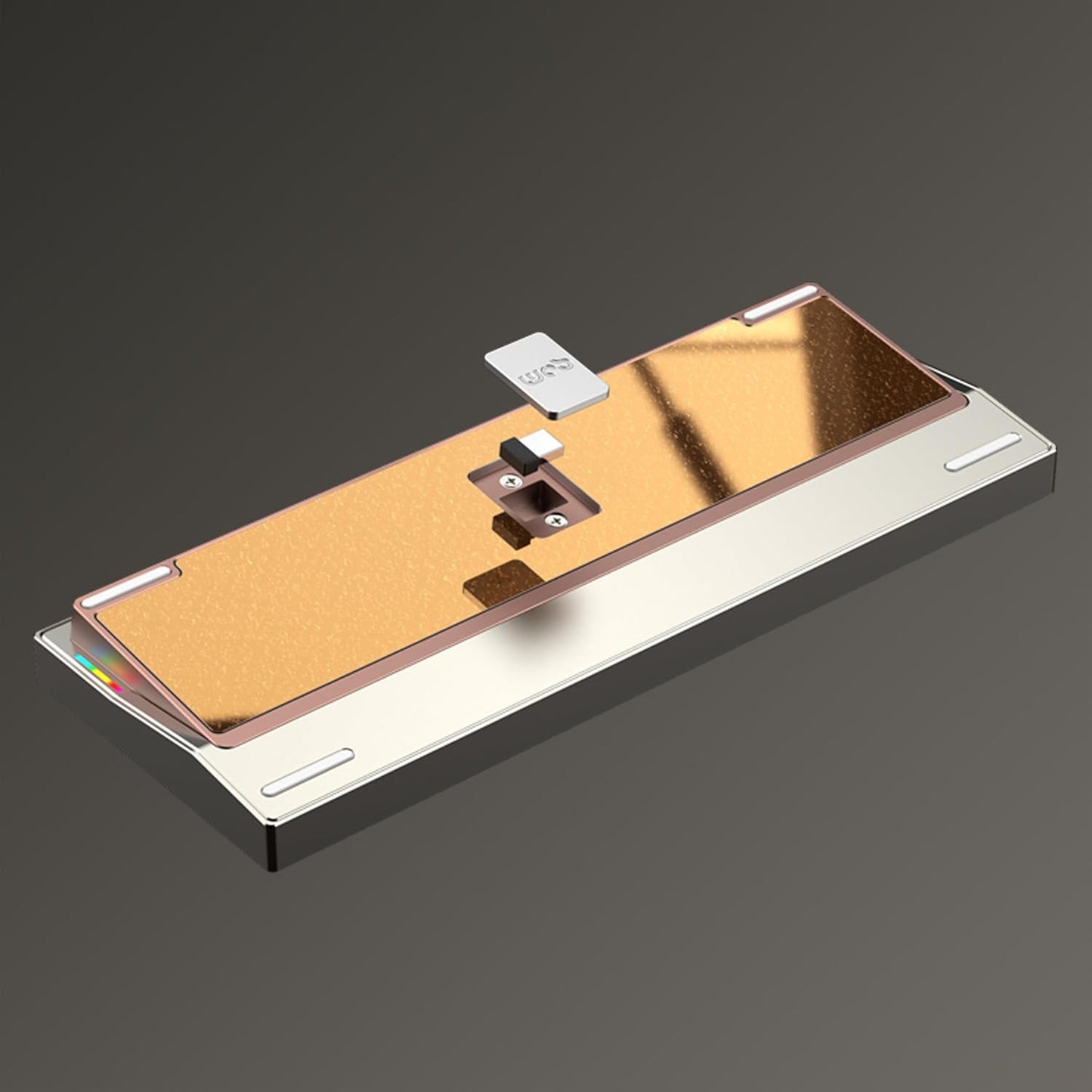 KEEBMONKEY WOBKEY Crush 80 Reboot CNC Aluminum 5-Second Quick-Release Triple-Mode Connectivity Mechanical Keyboard with Superior Acoustics (Pro Purple)