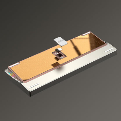 KEEBMONKEY WOBKEY Crush 80 Reboot CNC Aluminum 5-Second Quick-Release Triple-Mode Connectivity Mechanical Keyboard with Superior Acoustics (Pro Pink)