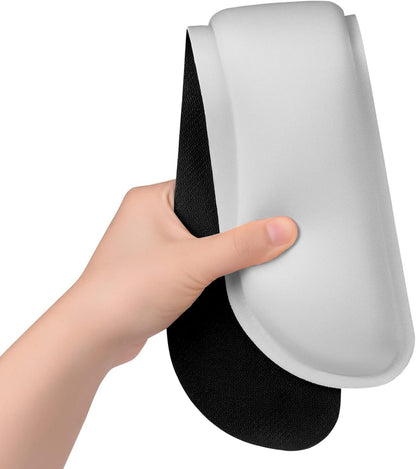 Dapesuom Enlarge Keyboard Wrist Rest, Memory Foam Wrist Cushion for Desk Mats Support, Cute Typing Pain Relief Keyboard Mouse Pad Rests Set with Non-Slip Base for Gaming Laptop Office, Space Gray