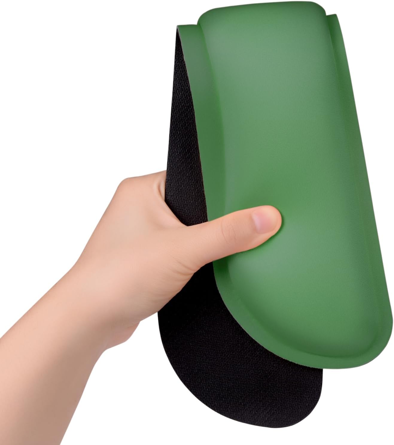 Dapesuom Enlarge Keyboard Wrist Rest, Memory Foam Wrist Cushion for Desk Mats Support, Cute Typing Pain Relief Keyboard Mouse Pad Rests Set with Non-Slip Base for Gaming Laptop Office, Forest Green