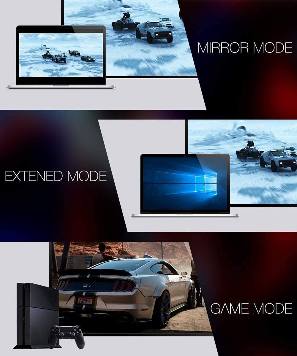 JSAUX 8K Long HDMI Cable 25ft 2-Pack, 48Gbps High Speed HDMI 2.1 Cord, 4K 120Hz/144Hz, 8K@60Hz, Dynamic HDR, DTS:X, 2K, 1080P, 3D, eARC Compatible with Laptop UHD TV Gaming Monitor PS5 PS4 -Red