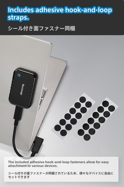 Nextorage Japan 1TB USB3.2 Gen2 Poratable SSD NX-P2SE G sereis Type-C Compact and Fast Speed (max Read 1000MB/s)