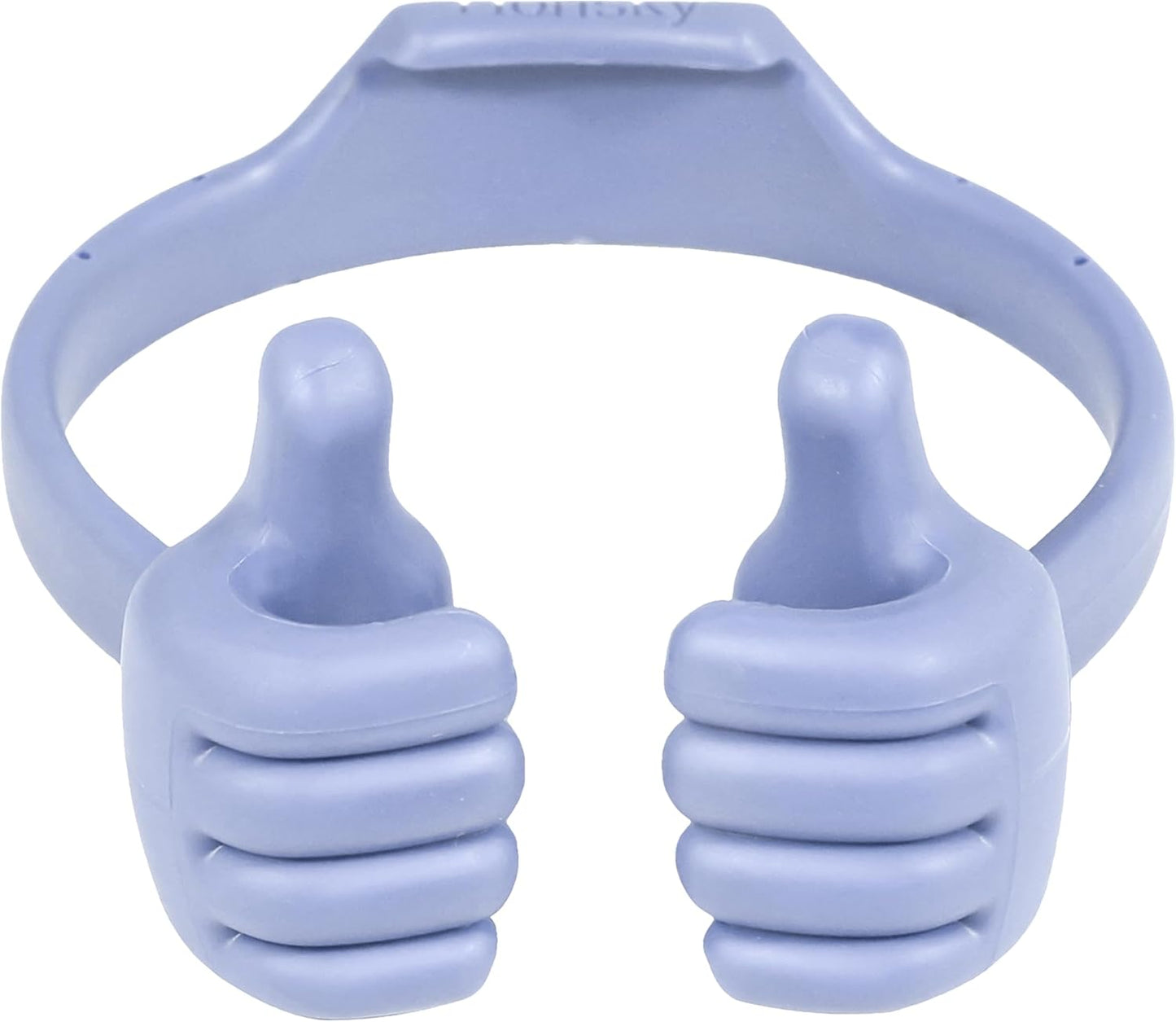 Honsky Thumbs up Cell Phone Stand,Stocking Stuffers Idea,Ok Stand Tablet Stand Cradle for Desk,Smartphone Cellphone Mobile Phone Tablets - Universal Adjustable Flexible - Light Purple