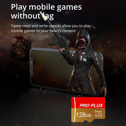 2 Pack TF Card 128GB with Adapter, High Speed Memory Card, UHS-I C10 A1 Memory TF Card for Tablet/Mobile Phone/Camera/Car Audio/Game Console (TF162 Red Gold 128GB)