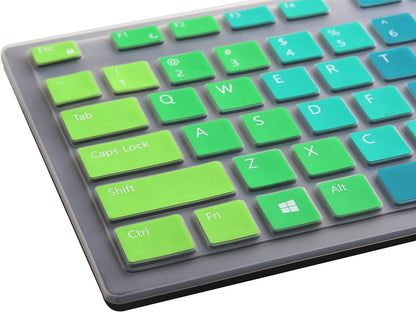 Keyboard Cover for Dell KM636 KB216 KB216t KB216d KB216p Wired & Wireless Keyboard, Dell Optiplex 5250 3050 3240 5460 7450 7050, Dell Inspiron Desktop 24" 27" 5400 5490 7700 7790 3475 3670 3477-RW