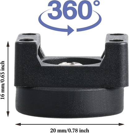 Yookeer 250 Pieces Magnetic Zip Tie Mount Multipurpose Cable Holder Magnets Magnetic Wire Management Bases with Heavy Duty Zip, Mount Nylon Cable Ties in Total (22 mm)