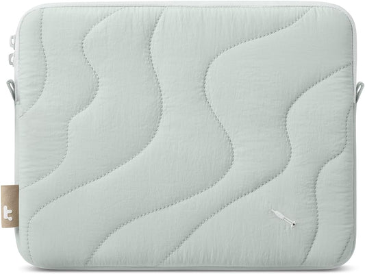 tomtoc 360 Protective Puffy Tablet Sleeve for iPad Pro 11-inch (M4/(4th/3rd/2nd/1st Gen), iPad Air 11-inch (M3) 2025/(M2) 2024 with Magic Keyboard/Smart Keyboard, Quilted Soft Puffer iPad Case